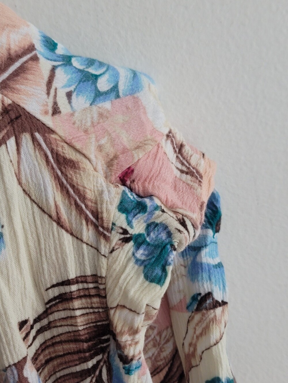 O'Neill Johnny Patchwork Floral Beach Flowy Pull-On Pants Size Large - Picture 7 of 9